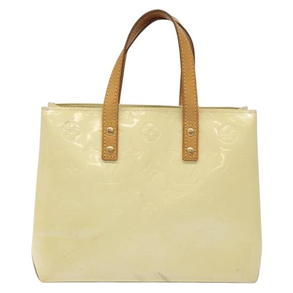 LOUIS VUITTON Monogram Vernis Reade PM Hand Bag Perle M91336 - Picture 3 of 12